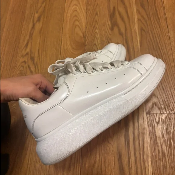 Alexander McQueen white platform sneakers - Picture 3 of 8